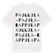 Paukkula-Pajula-Rappula ordlek t-shirt
