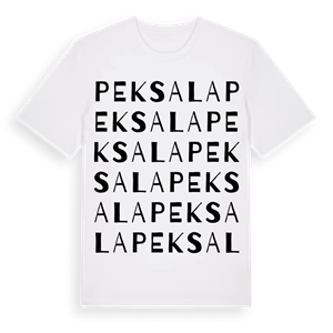 Peksala ordlek t-shirt – ekologisk bomull t-shirt från Pinshirt