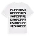 Peppursuo ordlek t-shirt