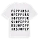 Peppursuo ordlek t-shirt