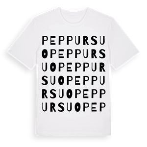 Peppursuo ordlek t-shirt – ekologisk bomull t-shirt från Pinshirt