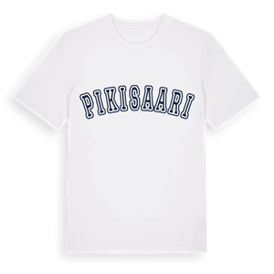 Pikisaari college t-shirt – ekologisk bomull t-shirt från Pinshirt