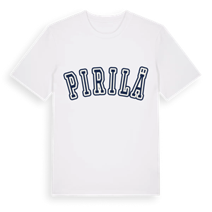 Pirilä college t-shirt – ekologisk bomull t-shirt från Pinshirt