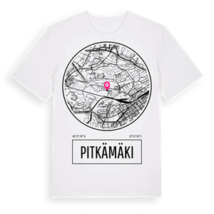 Pitkämäki t-shirt – ekologisk bomull t-shirt från Pinshirt