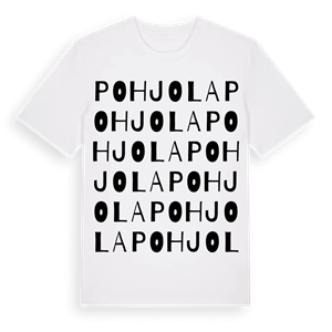Pohjola ordlek t-shirt – ekologisk bomull t-shirt från Pinshirt