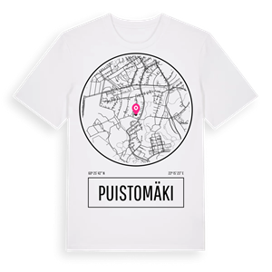 Puistomäki t-shirt – ekologisk bomull t-shirt från Pinshirt