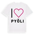 Jag älskar Pyöli t-shirt stort tryck
