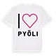 Jag älskar Pyöli t-shirt stort tryck