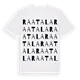 Raatala ordlek t-shirt