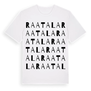 Raatala ordlek t-shirt – ekologisk bomull t-shirt från Pinshirt