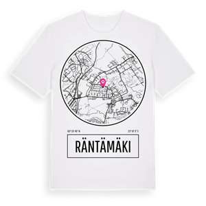 Räntämäki t-shirt – ekologisk bomull t-shirt från Pinshirt