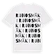 Runosmäki ordlek t-shirt