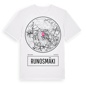 Runosmäki t-shirt – ekologisk bomull t-shirt från Pinshirt