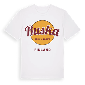 Ruska cirkel t-shirt – ekologisk bomull t-shirt från Pinshirt
