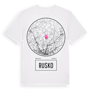 Rusko t-shirt – ekologisk bomull t-shirt från Pinshirt