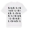 Saksila ordlek t-shirt