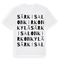 Särkisalon kirkonkylä ordlek t-shirt