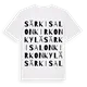 Särkisalon kirkonkylä ordlek t-shirt