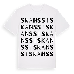 Skanssi ordlek t-shirt – ekologisk bomull t-shirt från Pinshirt