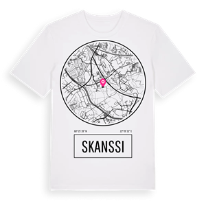 Skanssi t-shirt – ekologisk bomull t-shirt från Pinshirt