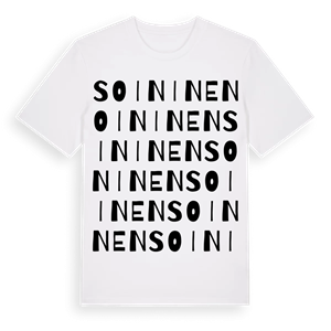 Soininen ordlek t-shirt – ekologisk bomull t-shirt från Pinshirt