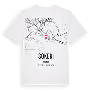 Sokeri karta t-shirt – ekologisk bomull t-shirt från Pinshirt