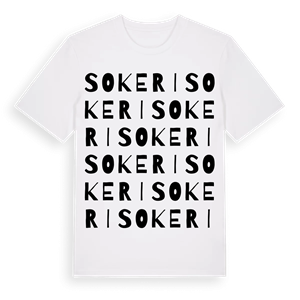 Sokeri ordlek t-shirt – ekologisk bomull t-shirt från Pinshirt