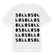 Sokko ordlek t-shirt
