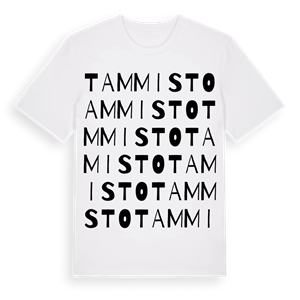 Tammisto ordlek t-shirt – ekologisk bomull t-shirt från Pinshirt