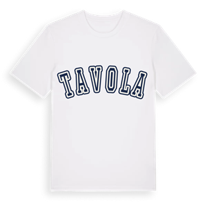 Tavola college t-shirt – ekologisk bomull t-shirt från Pinshirt