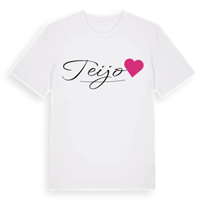 Teijo hjärta t-shirt – ekologisk bomull t-shirt från Pinshirt