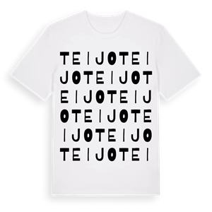 Teijo ordlek t-shirt – ekologisk bomull t-shirt från Pinshirt