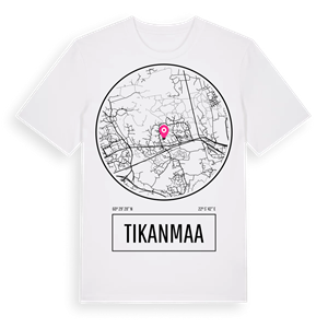 Tikanmaa t-shirt – ekologisk bomull t-shirt från Pinshirt