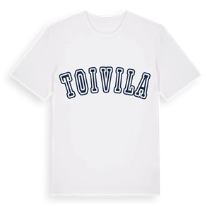 Toivila college t-shirt – ekologisk bomull t-shirt från Pinshirt