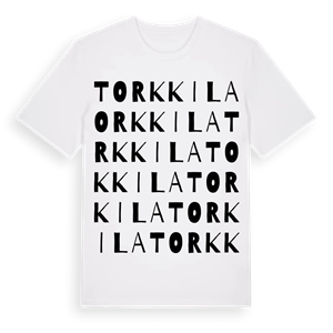 Torkkila ordlek t-shirt – ekologisk bomull t-shirt från Pinshirt