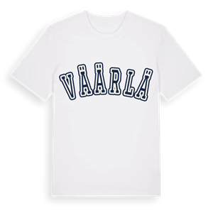 Väärlä college t-shirt – ekologisk bomull t-shirt från Pinshirt