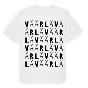 Väärlä ordlek t-shirt – ekologisk bomull t-shirt från Pinshirt