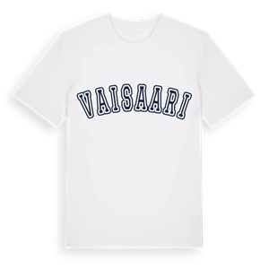 Vaisaari college t-shirt – ekologisk bomull t-shirt från Pinshirt