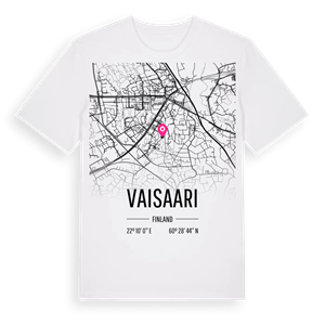 Vaisaari karta t-shirt – ekologisk bomull t-shirt från Pinshirt