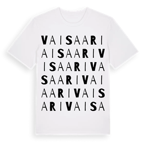 Vaisaari ordlek t-shirt – ekologisk bomull t-shirt från Pinshirt