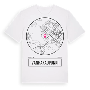 Vanhakaupunki t-shirt – ekologisk bomull t-shirt från Pinshirt