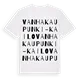 Vanhakaupunki-Kailo ordlek t-shirt