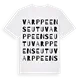 Varppeenseutu ordlek t-shirt