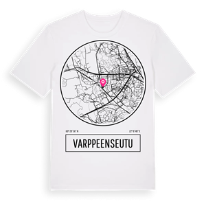 Varppeenseutu t-shirt – ekologisk bomull t-shirt från Pinshirt