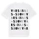 Varsinais-Suomi ordlek t-shirt