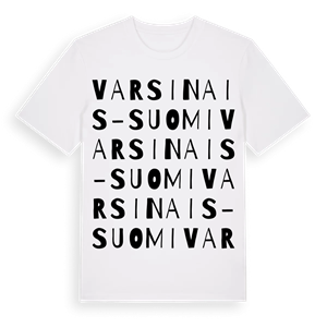 Varsinais-Suomi ordlek t-shirt – ekologisk bomull t-shirt från Pinshirt