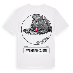 Varsinais-Suomi t-shirt – ekologisk bomull t-shirt från Pinshirt