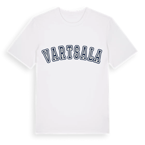 Vartsala college t-shirt – ekologisk bomull t-shirt från Pinshirt