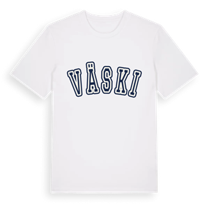 Väski college t-shirt – ekologisk bomull t-shirt från Pinshirt