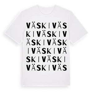 Väski ordlek t-shirt – ekologisk bomull t-shirt från Pinshirt
